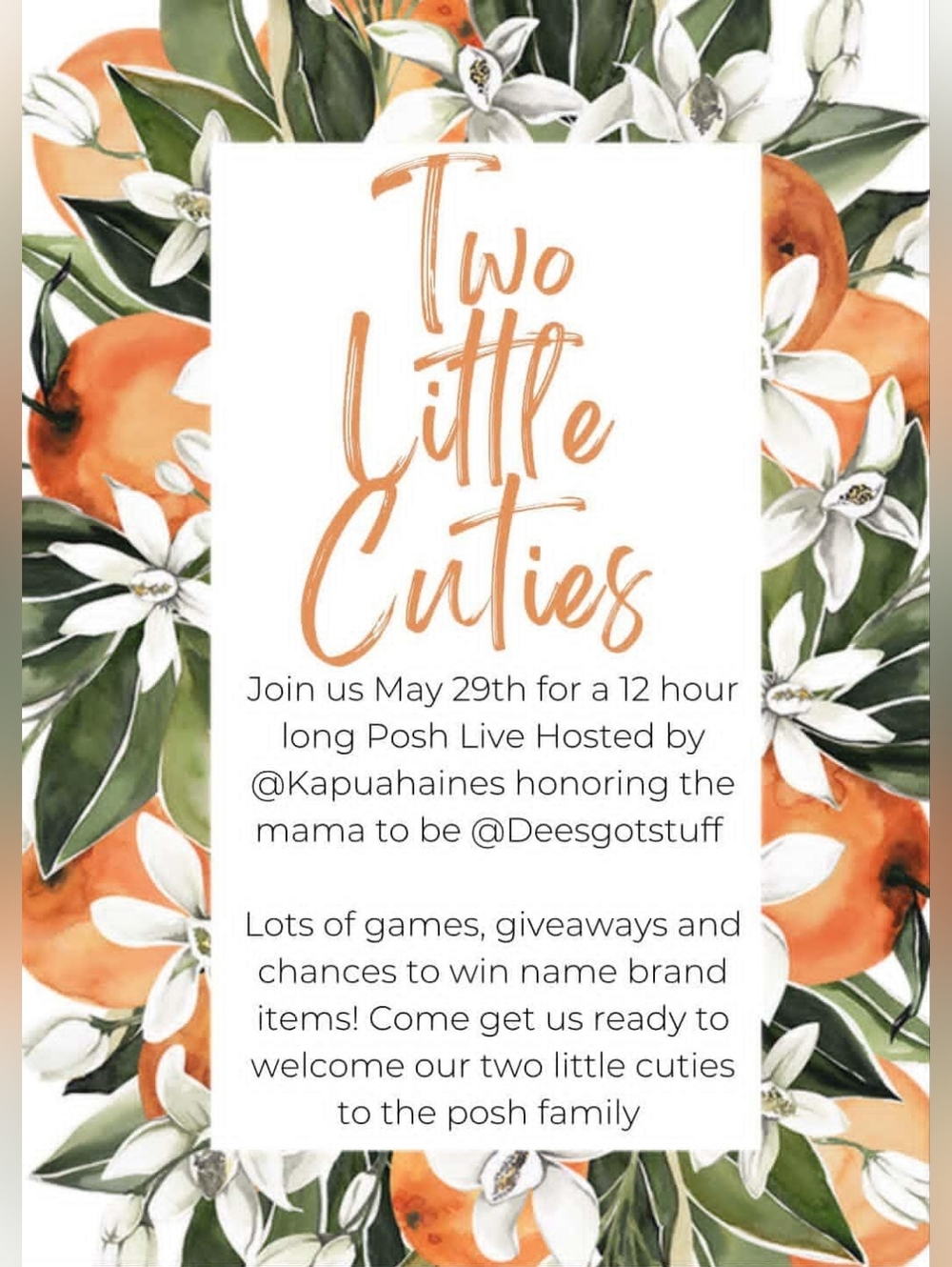 Come Celebrate Two Little Cuties Joining The Family!!!